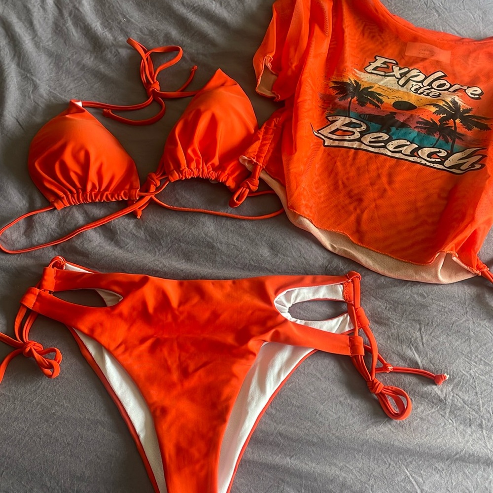 Submerge Swimwear 3 piece bikini XL